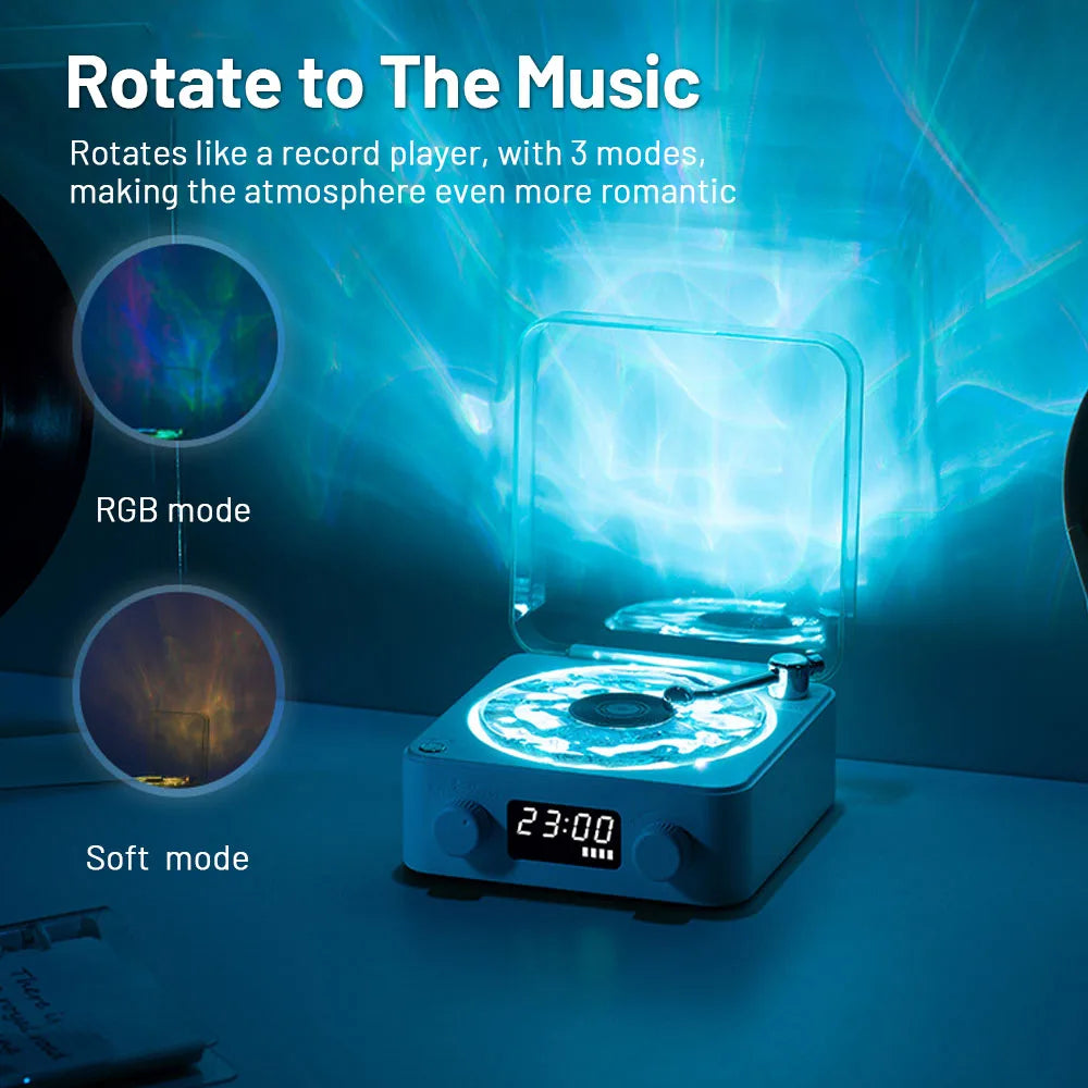 Waves Vinyl Player Bluetooth Speaker